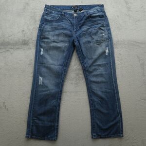 INC International Concepts Jeans Mens Size 36x30 Amsterdam Straight Distressed